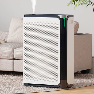 Humidity Sensor Room Air Purifier Tuya WiFi Control With Spray Humidifier