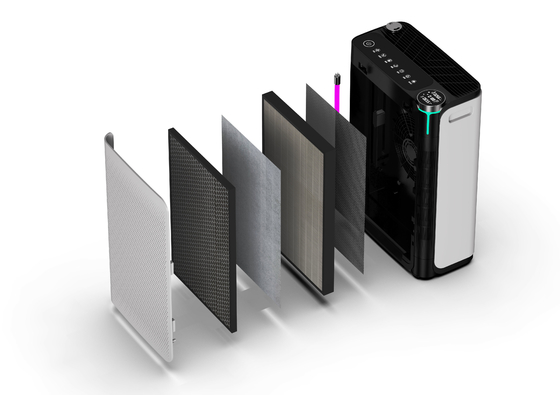 Formaldehyde Removal Hepa UV Air Purifier With Spray Humidification