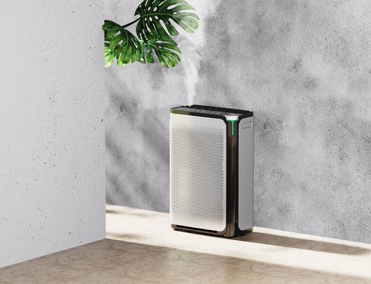 25-50 DB Home Hepa Filter Air Purifier With UV Lamp Spray Humidification FCC