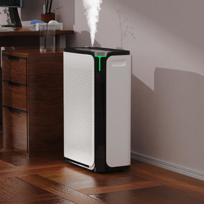 White Hepa Filter Air Purifier Auto Mode High Sensitivity Air Quality Sensor
