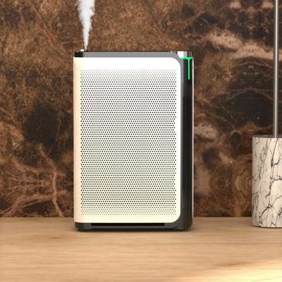 White Hepa Filter Air Purifier Auto Mode High Sensitivity Air Quality Sensor