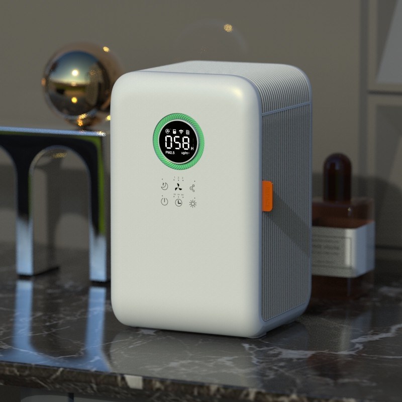 11W OEM Portable Hepa UV Air Purifier With LED Screen ETL Approved