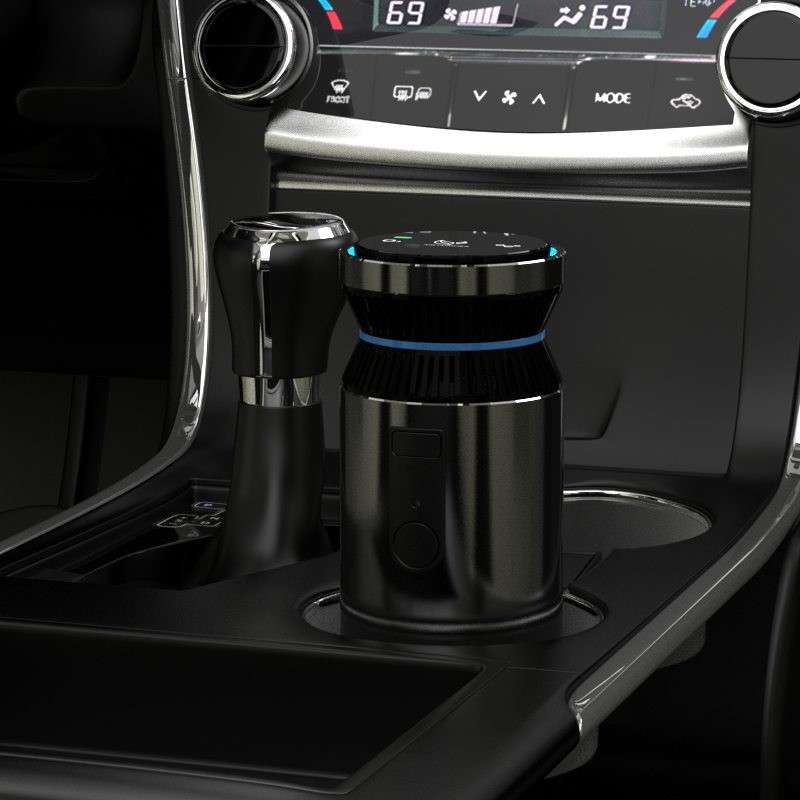 Car Air Cleaner Hepa UV Air Purifier With Ozone Generator Anion